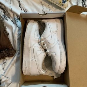 White Air Force 1s